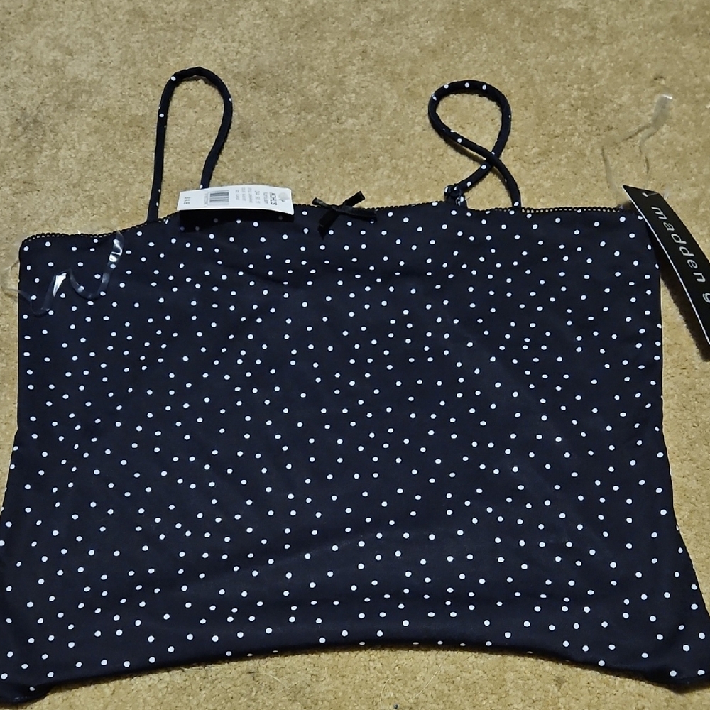 Kohl's Black and White Polka Dot Camisole